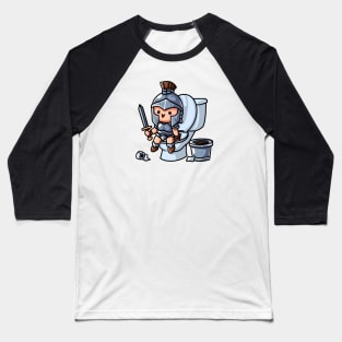 Warrior Poop Baseball T-Shirt